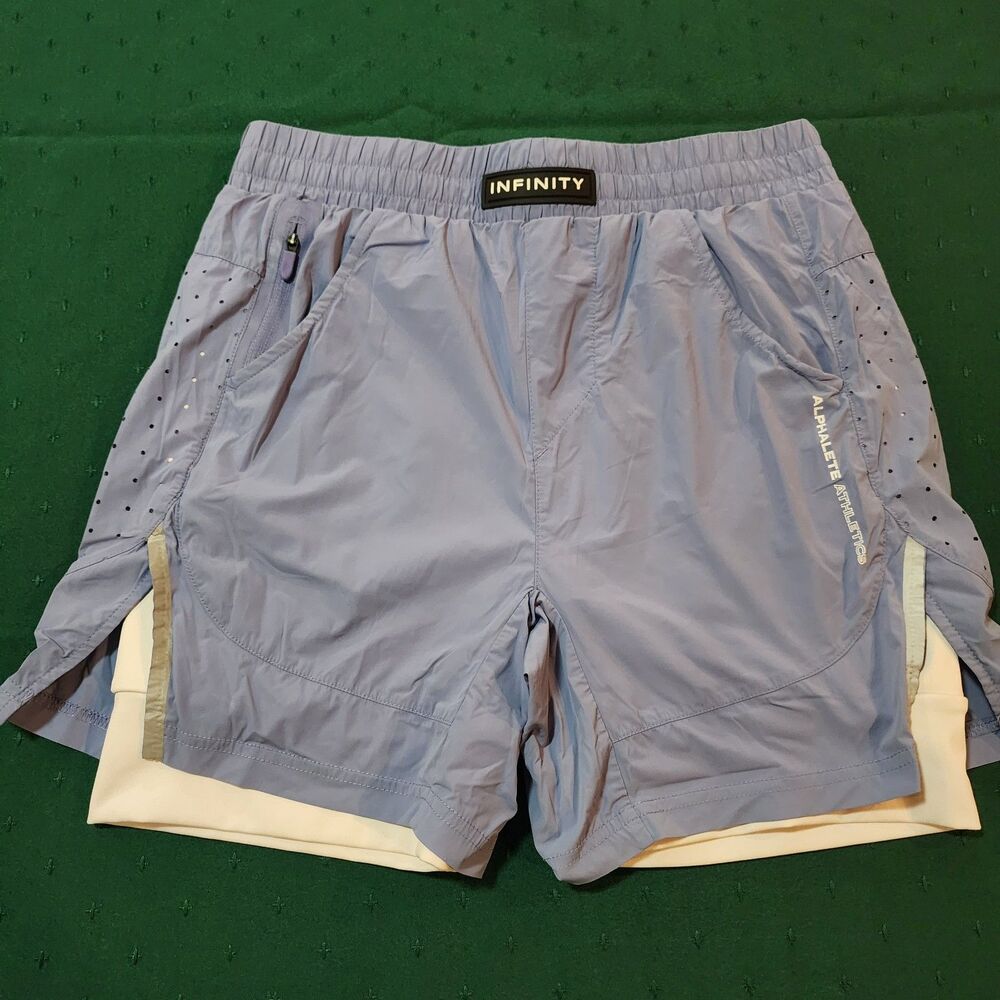 ALPHALETE ATHLETICS Men's Athletic Shorts Infinity Size Small